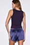 2 Pieces of Ribbed Fitted Viscose Blended Strappy T-Shirt - 7