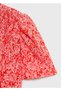 Short Dress with Floral Texture - 5