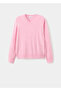 V-neck knitwear sweater - 3