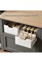 Slide Out Drawer for Kitchen Cabinet, No-Drill Adhesive Pull Out Organizer 39.5x46x6.5cm - 4