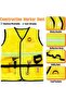 Kids Construction Worker Costume Set, Toddler Dress Up with Helmet Light & Electric Drill - 2