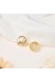 Seashell Stud Earrings for Women, Gold Nautical Jewelry, Beach Summer Accessory - 5