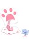Cute Cat Paw Phone Stand, Foldable Aluminum Holder for Desk, Office Decor & Vanity - 3