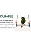 Beak Roll Bird Swing, Natural Pumice Perch Toy Trims Nails & Beaks, Safe Non-Toxic - 5
