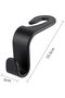 4-Pack Car Seat Headrest Hook, Universal Hanger for Handbag Purse Coat, 360° Rotation - 6