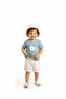 Baby Boy Summer Set with Shorts, Teddy Bear Embroidered Cotton (0-12 Months) - 6