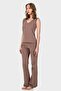 Women's Mink Single Jersey V-Neck Body - 3