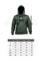 Men's Hooded Khaki Sweatshirt Relaxed Fit Cotton Soft Winter Printed Model - 4
