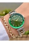 Women's Wristwatch with Cutout Glass Original Gift Box and Bracelet a Stylish Gift for Your Loved One.