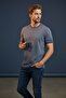 Men's Basic T-Shirt Slim Fit Crew Neck Pack of Cotton Comfortable Casual T-Shirt Color: Light Navy Blue-179 - 2