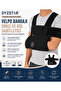 Velpo Bandage Shoulder and Arm Stabilizer Support Bandage Adjustable Arm Strap Black