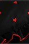 Velora 100% Cotton Heart Pattern Embroidered, Ruffled 6 Piece Double Duvet Cover Set-Heart Duvet Cover - 5