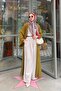 Premium Volan Kol Diana Abaya – Oil Green - 2