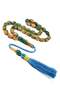Knitted Tassel Antique Crimped Amber Prayer Beads - 2