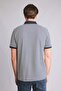 Cotton Regular Fit Pique Striped Short Sleeve Polo Navy Blue T-Shirt H4727Ax26Sm - 5