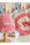 100% Cotton Ruffle Heart Patterned Girl Child Hat - 4