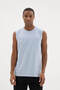 Men's Crew Neck Sleeveless T-Shirt Modal-Cotton