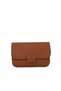 Tan Dark Leather Women's Crossbody Bag - 2