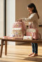 Ember Elementary School Bag Set - Set of 3 with Lunch Bag and Pencil Case - Reflective, Pink - 5