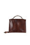 Tan Dark Leather Women's Leather Handbag - 4