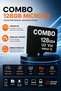 Combo 128 Memory Card Video Recording Supported 4K - 2