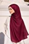 Yoryo Silk Evening Dress Shawl Bordo 103