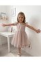 Powder Shiny Stripe Sleeveless Girl's Baby Girl Dress - 4