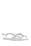 Women's Transparent Jelly Back Buckle Stone Sandals 25Sfe4927Pv - 3
