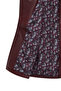 Emma Women's Burgundy Long Leather Coat 25Wge5606U4 - 6