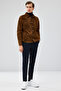 Enzo Men's Brown Shirt Collar Suede Leather Coat 24Sge652410 - 6