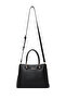 Women's Black Long Strap Sleeve Bag Si 26Pbd280518 - 7