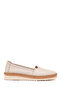 Women's Cream Thick Soled Leather Comfort Shoes 26Pfd500918