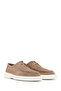 Men's Beige Lace-Up Suede Leather Casual Shoes 26Sfd750910 - 2