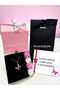 Nerovia Premium Pink Stone Butterfly Steel Necklace Set, Packaged in a Rose Box, Gift for a Friend, Lover, and Woman