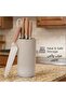 Kitchen Knife Set with Safe Storage Block, Sharp Blades with Ergonomic Non-Slip Handles, Cutting Tools for Food Prep and Home Cooking, Ideal for Chefs and Home Cooks