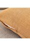 Kellan Linen Embroidery Down Feel Filled Cushion 50x50cm -tobacco - 3