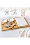 Natura 7-piece Cheese Serving Set 40x23x3cm -natural & White - 5
