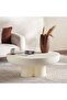 Yureka Round Coffee Table - Off White