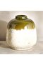 Ombre Ceramic Two Tone Vase 13.5x13.5x15.5cm - Green - 2