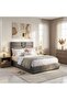 ELLIANA TWIN BED VELVET GREY 140X200 CM