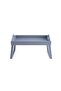 Almora Sofa Tray With Foldable Legs 30x20.8x18.5cm- Grey - 2