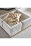 Julia King Bed(180x200) With Hydraulic Storage - Beige And Gold - 6