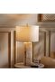 Tirzah E27 Alabaster Table Lamp Dia 38x69cm - White - 2
