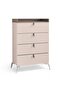 Carmona Chest Of 5 Drawer - Grey - 7