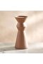 Odin Lena Polyresin Candle Holder 9.4x9.4x20.5cm - Brown - 5