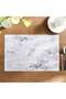 Easton 4piece Vinyl Placemat Set 30x45cm - Grey