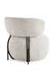 Twilight Throne Accent Chair - Beige &white - 6