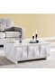 Abiyat Coffee Table With Storage - White