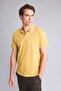 100% Cotton Regular Fit Short Sleeve Polo Yellow T-Shirt H8856Ax26Sm - 3