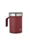Koppen Mug 0.3L - Ox Red Stainless Steel Insulated Travel Mug – Double-Wall Vacuum Camping Cup with Leak-Resistant Lid, Powder-Coated Grip Finish & Compact Outdoor Design for Hot & Cold Drinks